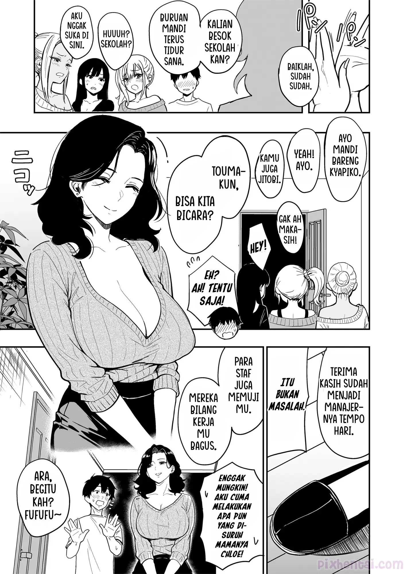 Komik hentai xxx manga sex bokep Having Tons of Bareback Sex with Gyarus part 5 page 46